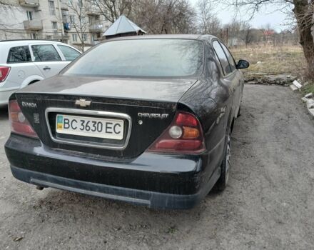 Чорний Шевроле Еванда, об'ємом двигуна 2 л та пробігом 200 тис. км за 1900 $, фото 1 на Automoto.ua