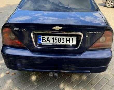 Синий Шевроле Эванда, объемом двигателя 2 л и пробегом 191 тыс. км за 2850 $, фото 1 на Automoto.ua