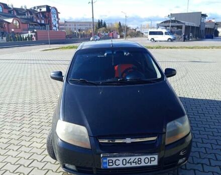 Черный Шевроле Калос, объемом двигателя 1.4 л и пробегом 221 тыс. км за 3300 $, фото 2 на Automoto.ua