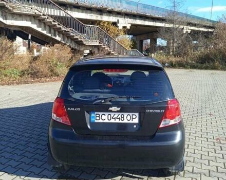 Черный Шевроле Калос, объемом двигателя 1.4 л и пробегом 221 тыс. км за 3300 $, фото 8 на Automoto.ua