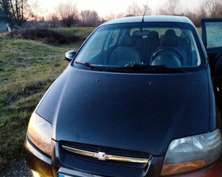 Черный Шевроле Калос, объемом двигателя 1.4 л и пробегом 120 тыс. км за 3799 $, фото 2 на Automoto.ua