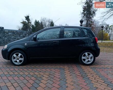 Черный Шевроле Калос, объемом двигателя 1.4 л и пробегом 167 тыс. км за 5299 $, фото 9 на Automoto.ua