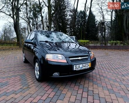 Черный Шевроле Калос, объемом двигателя 1.4 л и пробегом 167 тыс. км за 5299 $, фото 2 на Automoto.ua