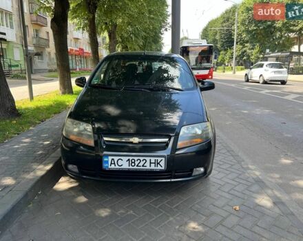 Черный Шевроле Калос, объемом двигателя 1.4 л и пробегом 220 тыс. км за 3000 $, фото 1 на Automoto.ua