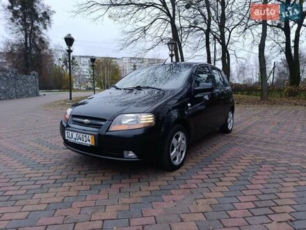 Черный Шевроле Калос, объемом двигателя 1.4 л и пробегом 167 тыс. км за 5299 $, фото 1 на Automoto.ua