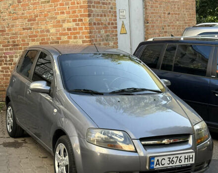 Сірий Шевроле Калос, об'ємом двигуна 1.2 л та пробігом 66 тис. км за 4100 $, фото 1 на Automoto.ua