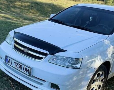 Белый Шевроле Лачетти, объемом двигателя 1.6 л и пробегом 192 тыс. км за 3600 $, фото 1 на Automoto.ua
