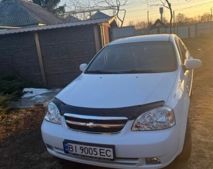 Белый Шевроле Лачетти, объемом двигателя 1.8 л и пробегом 119 тыс. км за 5500 $, фото 1 на Automoto.ua