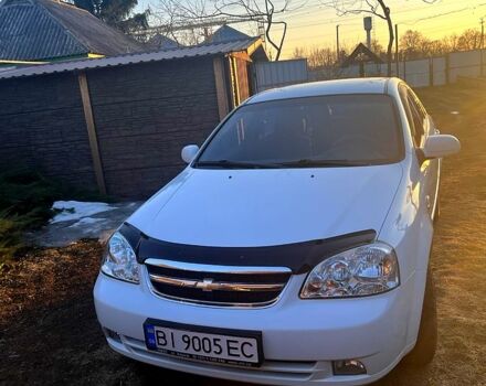 Белый Шевроле Лачетти, объемом двигателя 1.8 л и пробегом 119 тыс. км за 5500 $, фото 1 на Automoto.ua