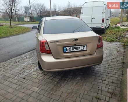 Бежевый Шевроле Лачетти, объемом двигателя 1.6 л и пробегом 195 тыс. км за 3100 $, фото 4 на Automoto.ua