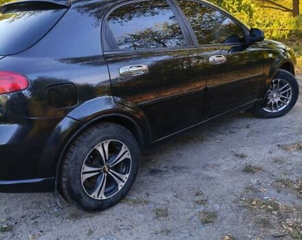 Черный Шевроле Лачетти, объемом двигателя 1.6 л и пробегом 480 тыс. км за 3800 $, фото 3 на Automoto.ua