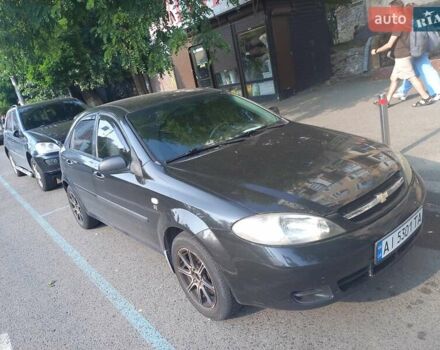 Черный Шевроле Лачетти, объемом двигателя 1.6 л и пробегом 284 тыс. км за 3700 $, фото 1 на Automoto.ua