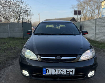 Черный Шевроле Лачетти, объемом двигателя 1.6 л и пробегом 209 тыс. км за 3850 $, фото 1 на Automoto.ua