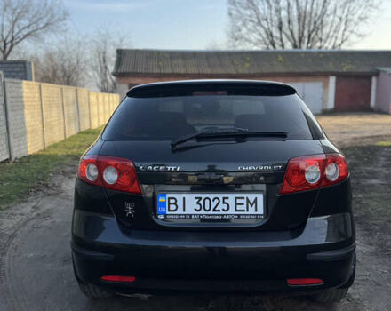 Черный Шевроле Лачетти, объемом двигателя 1.6 л и пробегом 209 тыс. км за 3850 $, фото 6 на Automoto.ua