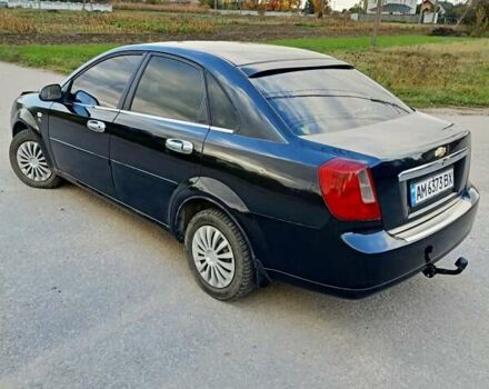 Черный Шевроле Лачетти, объемом двигателя 1.8 л и пробегом 150 тыс. км за 3200 $, фото 9 на Automoto.ua