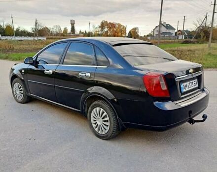 Черный Шевроле Лачетти, объемом двигателя 1.8 л и пробегом 150 тыс. км за 3200 $, фото 5 на Automoto.ua