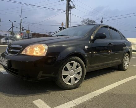 Черный Шевроле Лачетти, объемом двигателя 1.8 л и пробегом 280 тыс. км за 4200 $, фото 1 на Automoto.ua