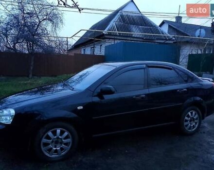 Черный Шевроле Лачетти, объемом двигателя 1.6 л и пробегом 195 тыс. км за 3350 $, фото 1 на Automoto.ua