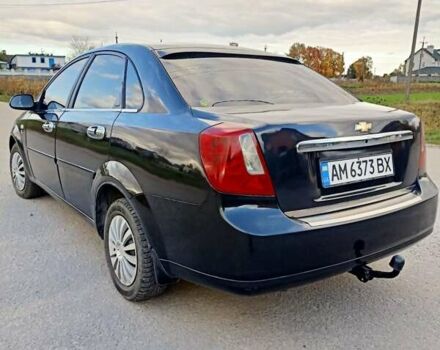Черный Шевроле Лачетти, объемом двигателя 1.8 л и пробегом 150 тыс. км за 3200 $, фото 2 на Automoto.ua