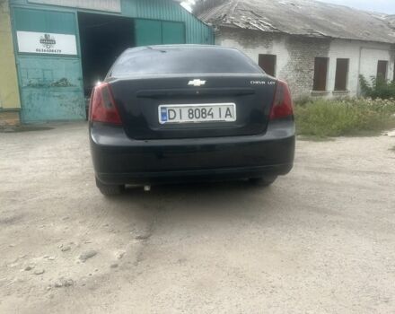 Черный Шевроле Лачетти, объемом двигателя 1.8 л и пробегом 266 тыс. км за 4500 $, фото 2 на Automoto.ua