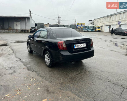 Черный Шевроле Лачетти, объемом двигателя 1.6 л и пробегом 220 тыс. км за 3300 $, фото 6 на Automoto.ua