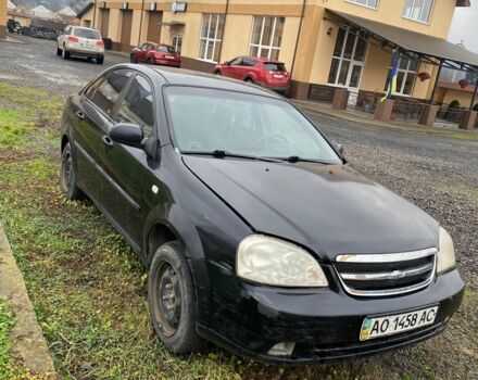 Черный Шевроле Лачетти, объемом двигателя 1.8 л и пробегом 200 тыс. км за 900 $, фото 1 на Automoto.ua