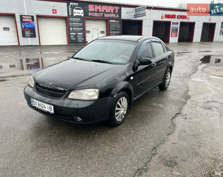 Черный Шевроле Лачетти, объемом двигателя 1.6 л и пробегом 220 тыс. км за 3300 $, фото 3 на Automoto.ua