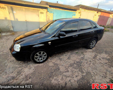 Черный Шевроле Лачетти, объемом двигателя 1.8 л и пробегом 266 тыс. км за 3450 $, фото 1 на Automoto.ua