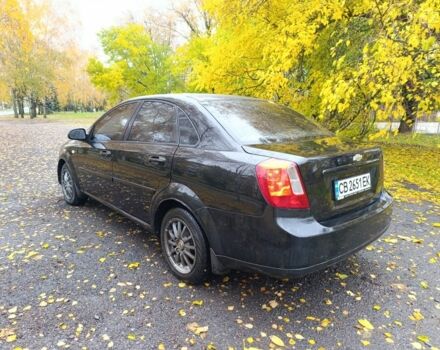 Черный Шевроле Лачетти, объемом двигателя 1.6 л и пробегом 245 тыс. км за 3650 $, фото 2 на Automoto.ua