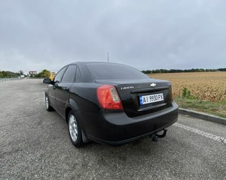 Черный Шевроле Лачетти, объемом двигателя 1.6 л и пробегом 170 тыс. км за 3800 $, фото 5 на Automoto.ua