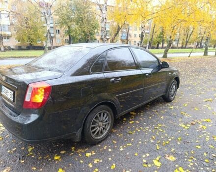 Черный Шевроле Лачетти, объемом двигателя 1.6 л и пробегом 245 тыс. км за 3650 $, фото 5 на Automoto.ua