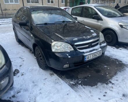 Черный Шевроле Лачетти, объемом двигателя 1.6 л и пробегом 359 тыс. км за 3500 $, фото 2 на Automoto.ua