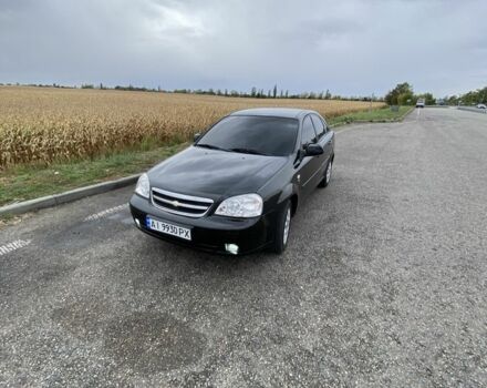 Черный Шевроле Лачетти, объемом двигателя 1.6 л и пробегом 170 тыс. км за 3800 $, фото 1 на Automoto.ua