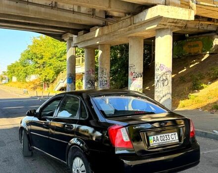 Черный Шевроле Лачетти, объемом двигателя 1.8 л и пробегом 178 тыс. км за 3350 $, фото 3 на Automoto.ua