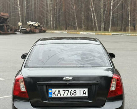 Черный Шевроле Лачетти, объемом двигателя 1.8 л и пробегом 190 тыс. км за 3650 $, фото 3 на Automoto.ua