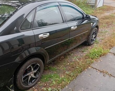 Черный Шевроле Лачетти, объемом двигателя 1.8 л и пробегом 256 тыс. км за 4500 $, фото 2 на Automoto.ua