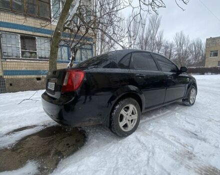 Черный Шевроле Лачетти, объемом двигателя 1.6 л и пробегом 273 тыс. км за 3600 $, фото 3 на Automoto.ua