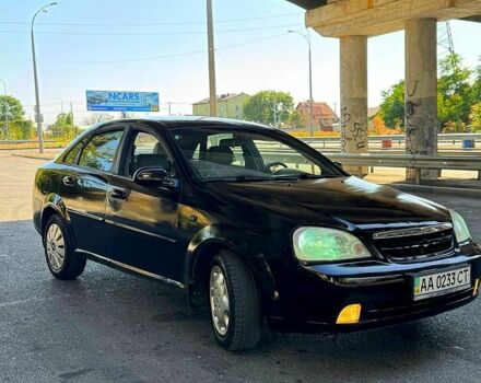 Черный Шевроле Лачетти, объемом двигателя 1.8 л и пробегом 178 тыс. км за 3350 $, фото 2 на Automoto.ua