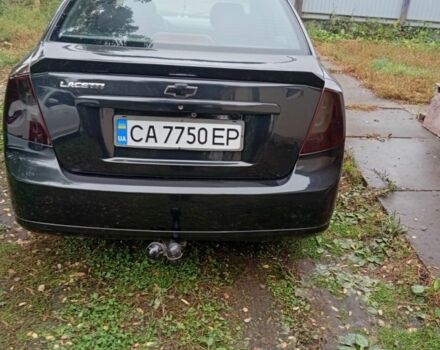 Черный Шевроле Лачетти, объемом двигателя 1.8 л и пробегом 256 тыс. км за 4500 $, фото 1 на Automoto.ua