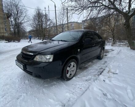 Черный Шевроле Лачетти, объемом двигателя 1.6 л и пробегом 273 тыс. км за 3600 $, фото 1 на Automoto.ua