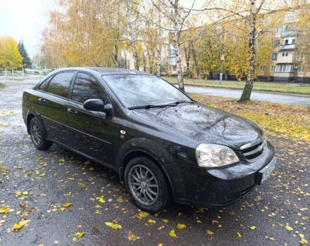 Черный Шевроле Лачетти, объемом двигателя 1.6 л и пробегом 245 тыс. км за 3650 $, фото 3 на Automoto.ua