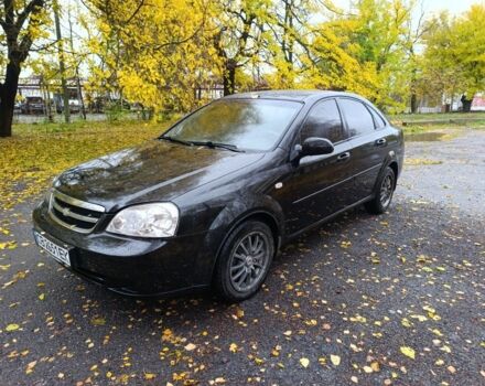 Черный Шевроле Лачетти, объемом двигателя 1.6 л и пробегом 245 тыс. км за 3650 $, фото 4 на Automoto.ua