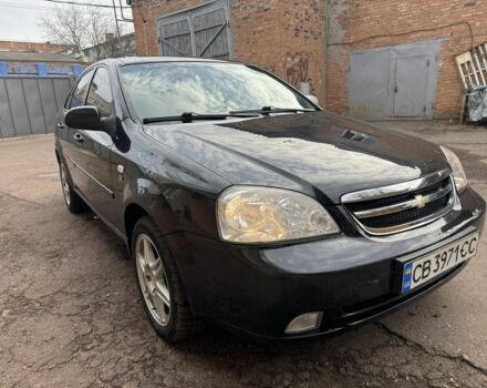 Черный Шевроле Лачетти, объемом двигателя 1.8 л и пробегом 200 тыс. км за 3200 $, фото 1 на Automoto.ua