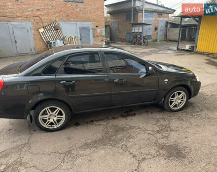 Черный Шевроле Лачетти, объемом двигателя 1.8 л и пробегом 220 тыс. км за 2999 $, фото 4 на Automoto.ua