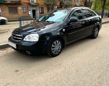 Черный Шевроле Лачетти, объемом двигателя 1.6 л и пробегом 280 тыс. км за 4000 $, фото 1 на Automoto.ua