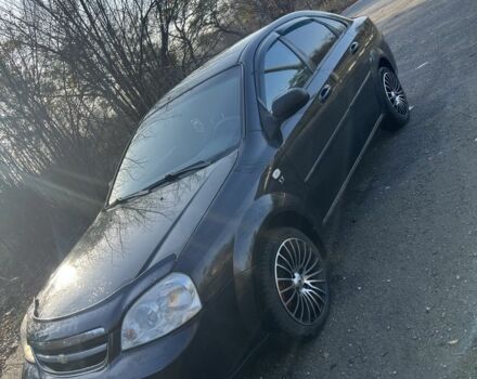 Черный Шевроле Лачетти, объемом двигателя 1.6 л и пробегом 150 тыс. км за 5300 $, фото 2 на Automoto.ua