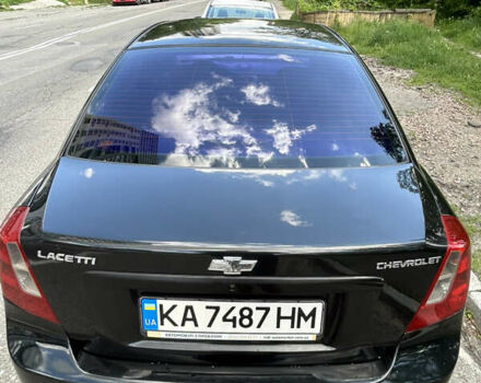 Черный Шевроле Лачетти, объемом двигателя 1.8 л и пробегом 280 тыс. км за 3500 $, фото 1 на Automoto.ua
