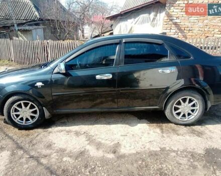 Черный Шевроле Лачетти, объемом двигателя 1.8 л и пробегом 145 тыс. км за 4100 $, фото 1 на Automoto.ua