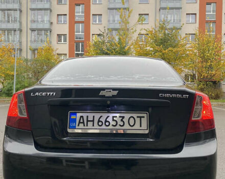 Черный Шевроле Лачетти, объемом двигателя 1.6 л и пробегом 154 тыс. км за 4800 $, фото 5 на Automoto.ua