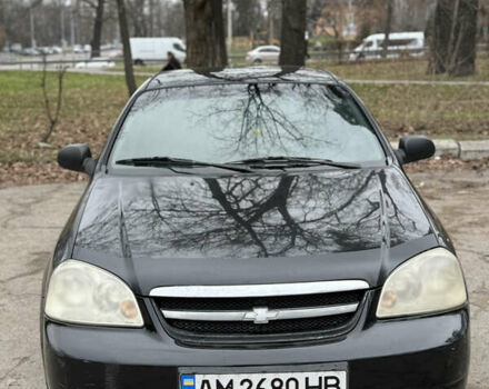 Черный Шевроле Лачетти, объемом двигателя 1.6 л и пробегом 260 тыс. км за 2900 $, фото 1 на Automoto.ua